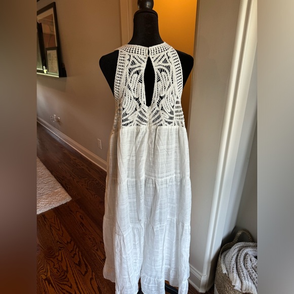 Fab’rik Iris Crochet Detail Maxi Dress, L - Picture 3 of 3